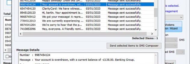 Bulk SMS Mobile Marketing Multi USB screenshot