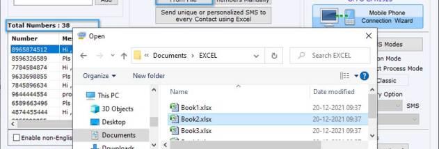 SMS Mobile Marketing Software screenshot