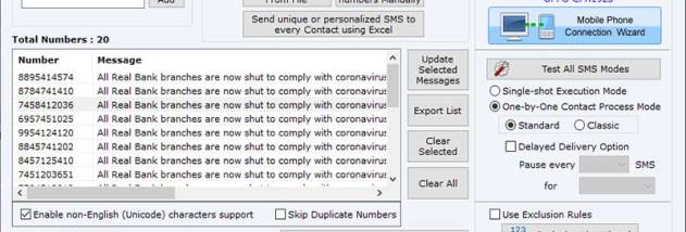 Bulk SMS Software for Professional screenshot
