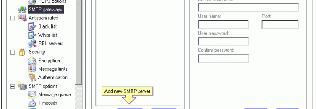 SMTP Server Pro screenshot