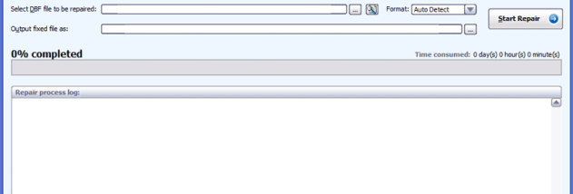 Softaken DBF Recovery screenshot