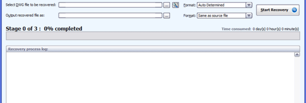 Softaken DWG Recovery screenshot