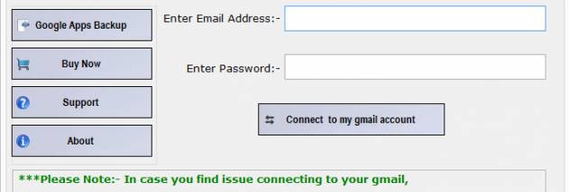 Softaken G Suite Backup Tool screenshot