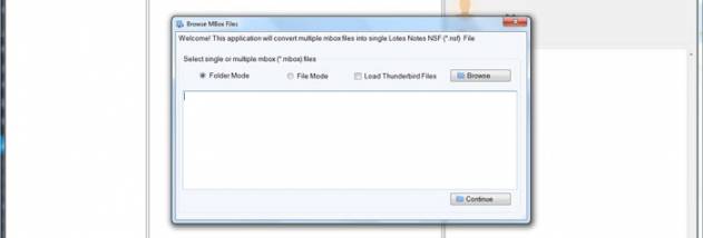 Softaken MBOX to NSF Converter screenshot