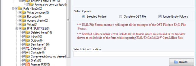 Softaken OST to PST Converter screenshot