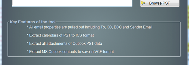 Softaken Outlook Attachment Extractor screenshot