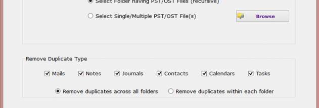 Softaken PST Duplicate Remover screenshot
