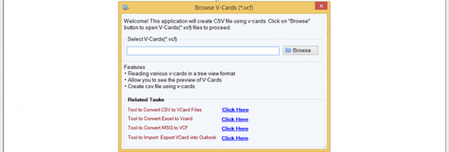 Softaken VCF to CSV Converter screenshot