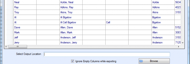 Softaken VCF to CSV Converter screenshot