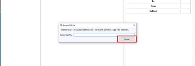 Softaken Zimbra to Outlook Converter screenshot