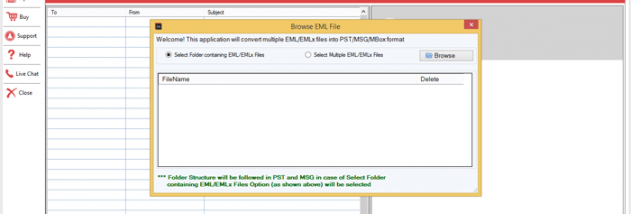 SoftKnoll EML to PST Converter screenshot