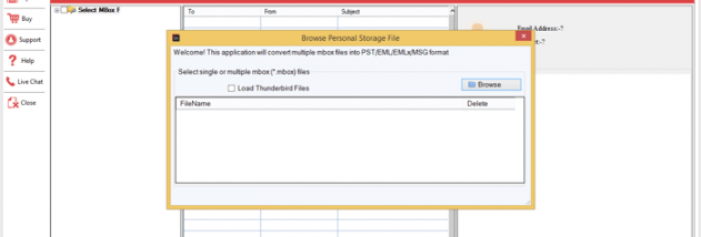 SoftKnoll MBOX to PST Converter screenshot