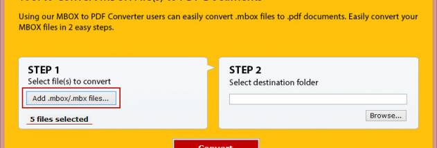 SoftTweak MBOX to PDF screenshot