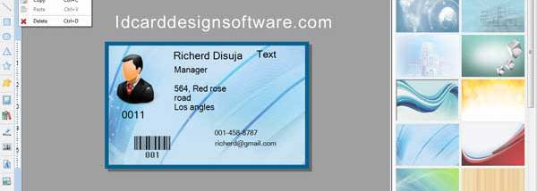 Software Business Card screenshot