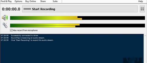 SoundTap - Registratore di streaming audio gratuito screenshot