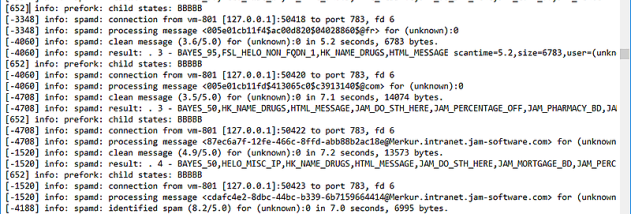 SpamAssassin in a Box screenshot