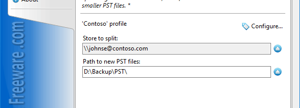 Split Outlook Store screenshot