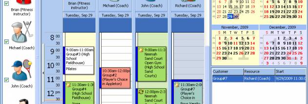 Sports and Fitness Manager screenshot