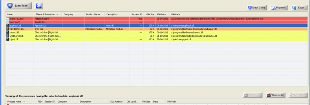 Spy DLL Remover screenshot