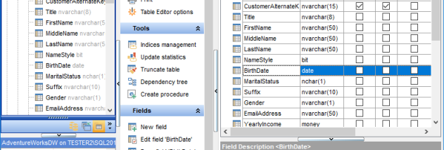 SQL Management Studio for SQL Server screenshot