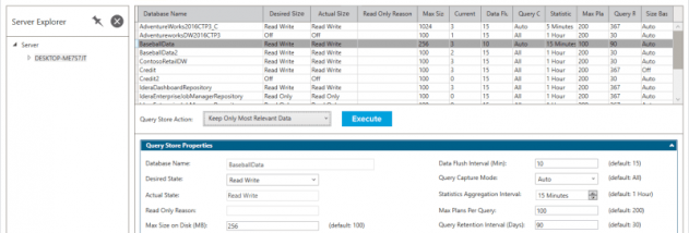 SQL Query Store Optimizer screenshot