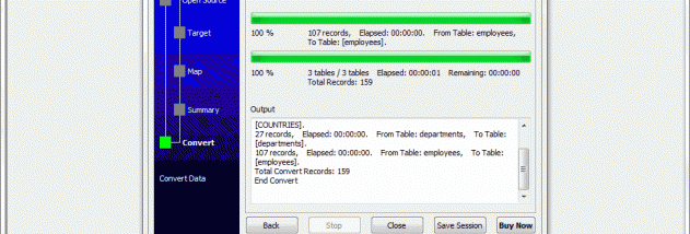 SqliteCopier screenshot