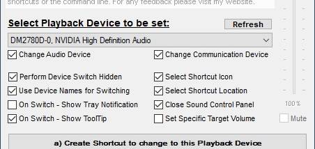 SSD - SetSoundDevice screenshot