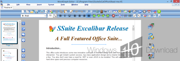 SSuite Office - WordGraph screenshot