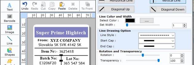 Standard 2 of 5 Barcode Software screenshot