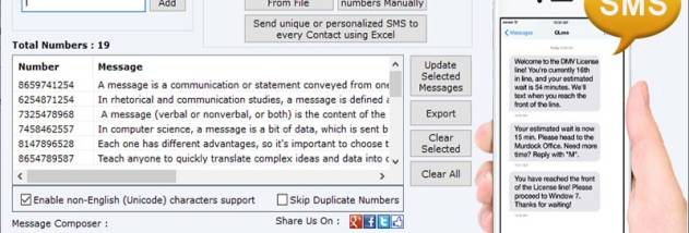 Standard Bulk SMS Marketing Software screenshot