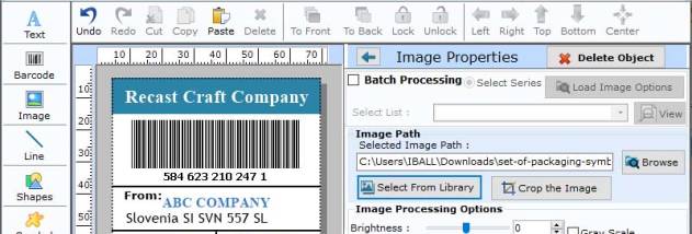 Standard Edition Barcode Designing Tool screenshot