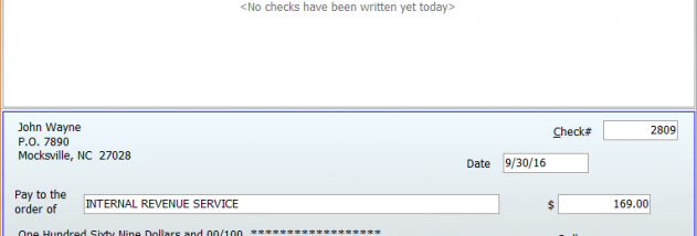 Star Check Writer screenshot