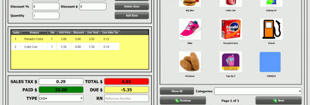 StarCode Express POS and Inventory screenshot