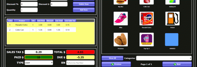 StarCode Network POS and Inventory screenshot