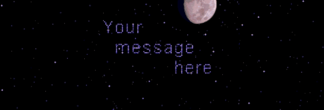 StarMessage Moon Phase Screensaver screenshot