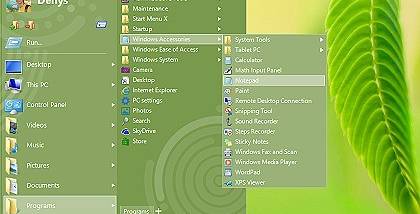 Start Menu 8 screenshot
