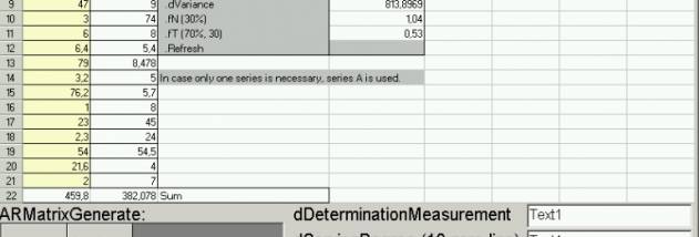 Statistics ActiveX screenshot