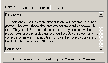 Steam URL Converter screenshot
