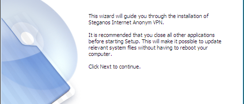 Steganos Internet Anonym VPN screenshot