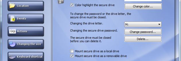 Steganos Safe screenshot