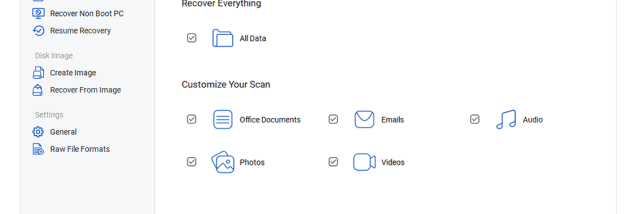 Stellar Data Recovery Premium screenshot