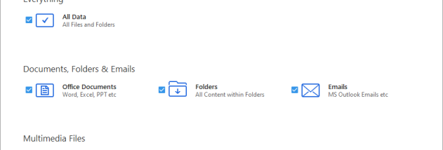 Stellar Data Recovery Professional screenshot
