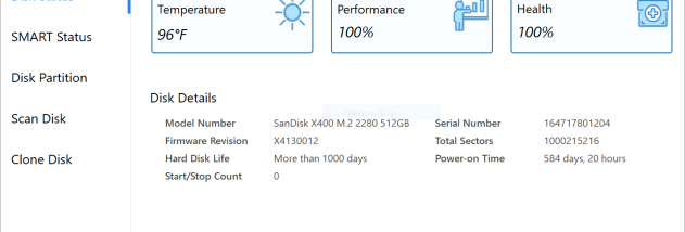 Stellar Drive Monitor screenshot