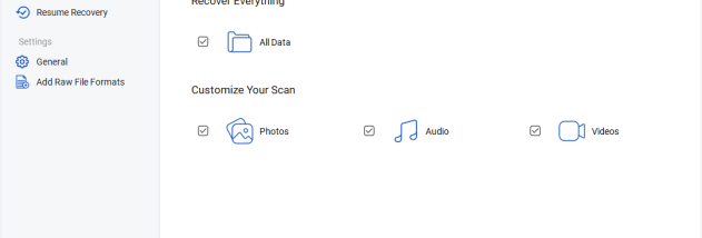 Stellar Photo Recovery Standard Windows screenshot