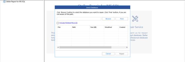 Stellar Repair for MS SQL screenshot
