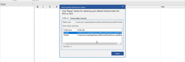 Stellar Repair for Outlook screenshot