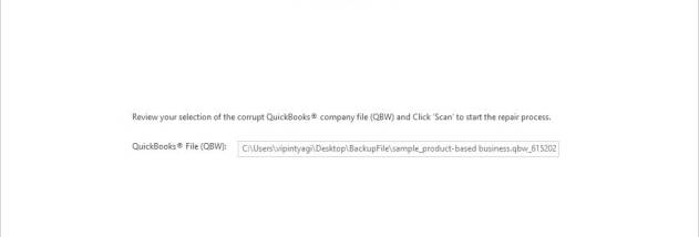 Stellar Repair for QuickBooks® Software screenshot