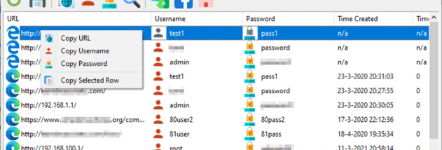 SterJo Edge Passwords screenshot