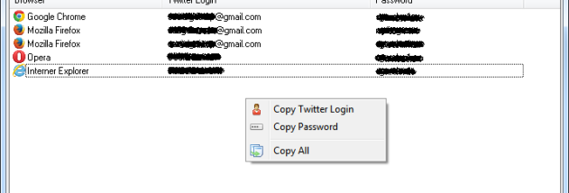 SterJo Twitter Password Finder screenshot