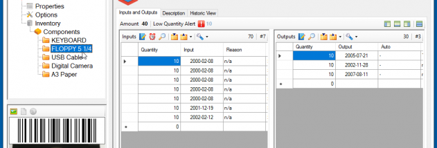 Stock Position screenshot